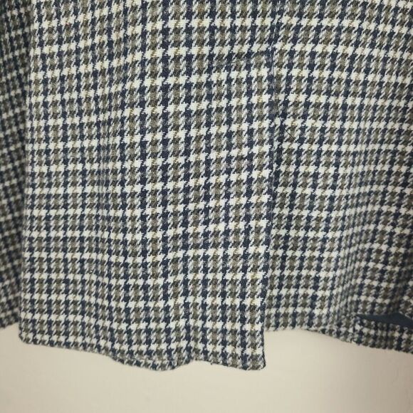 NEW Roolee‎ X Lauren Virginia Blazer Jacket 4XL Gray Green Houndstooth Buttoned - Picture 7 of 10